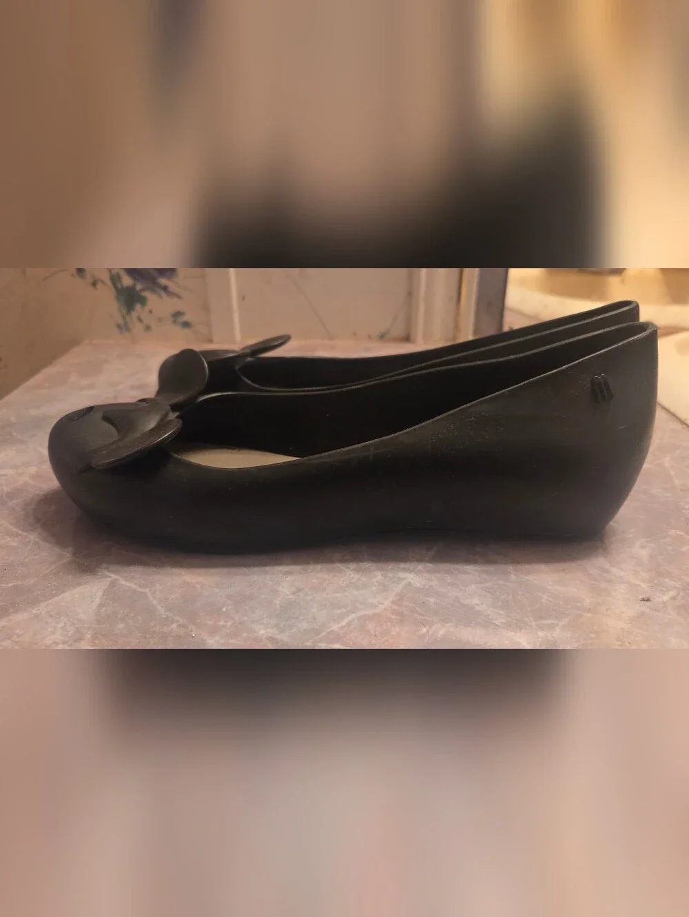 Melissa Black Mickey & Minnie Jelly Flats - Picture 4 of 6